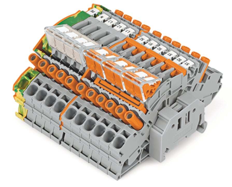2007-8873 2007 Terminal Block, 2.57 in L x 4.40 in W x 3.92 in H, Polyamide