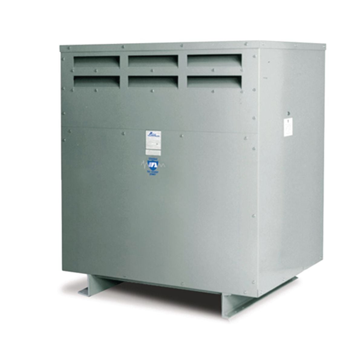 DTGB04404S Ventilated Drive Isolation Transformer, 460D V AC Primary, 460Y/266 VAC Secondary, 440 kVA Power Rating, 60 Hz, 3 Phase