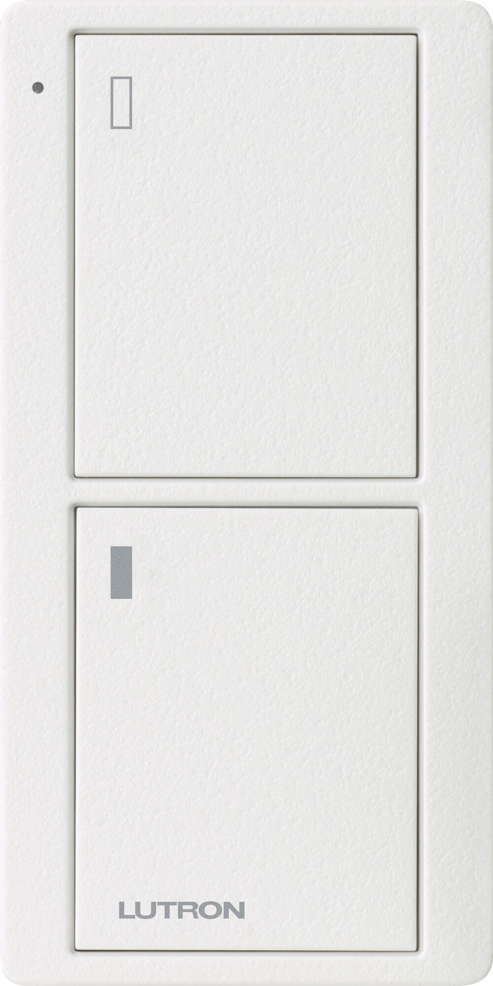 PJ2-2B-TSW-L02 2-Button Pico Smart Remote with Appliance Icons, Snow