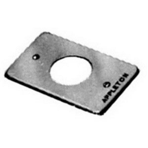 Device Box Cover, 1 Outlets, 1 Gangs, 4-9/16 in Length, 2-13/16 in Width, Receptacle Cover, Vertical Mount, Surface Mount, Steel, Electro Zinc Plated, Gray