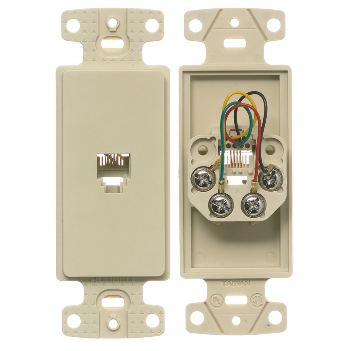 NS770I Standard Molded-In Decorator Frame, Screw Terminal Connection, Screw Mount