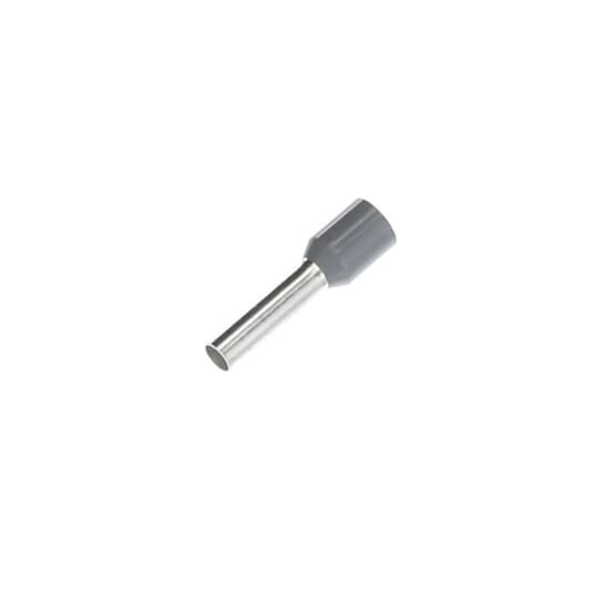 F2039 Sta-Kon F Series Insulated Wire Ferrule, 12 AWG Stranded Copper Conductor, 0.787 in L, Copper, Gray