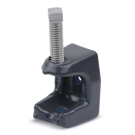 500-G Ocal Beam Clamp, 1/4-20 Rod, 450 lb Load, Malleable Iron, PVC Coated