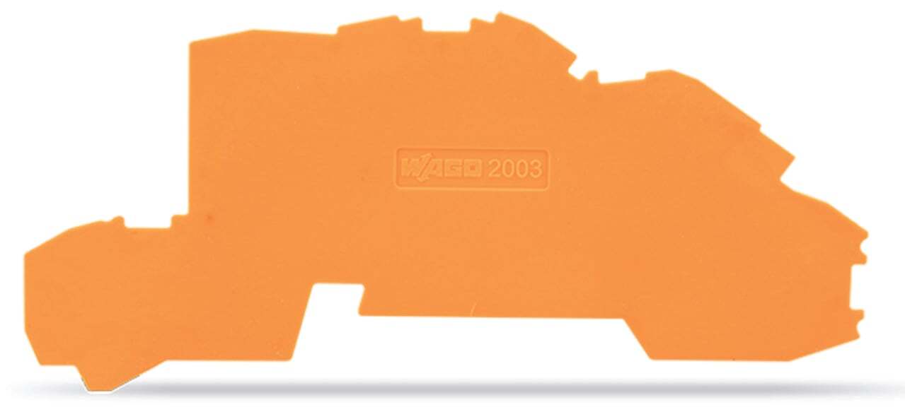 2003-7692 End and Intermediate Plate, Polyamide, Orange