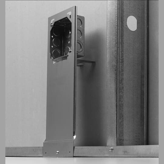 SSF-SV18 Steel City Extension Plate Bracket, 4 x 4-11/16 in Box, Steel, Galvanized
