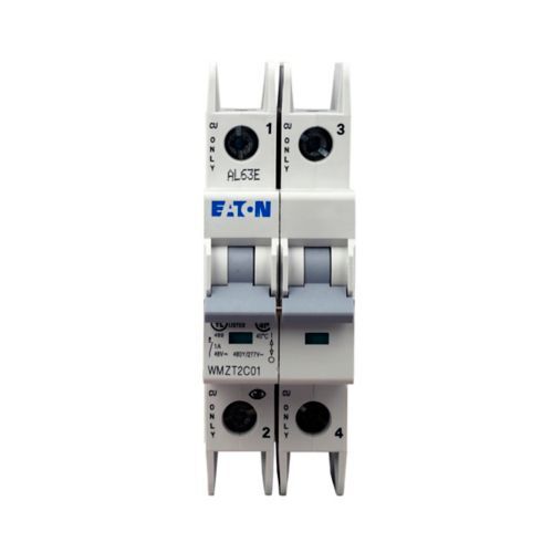 WMZT2C06 Current Limiting Miniature Circuit Breaker, 277/480 V AC, 6 A, 10/15 kA Interrupt, 2 Poles, Thermal Magnetic Trip