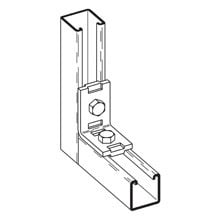 B231SS4 90 deg No-Twist Corner Angle, 2 Holes, 2-1/4 in L x 2-1/4 in W x 7/32 in THK, 304 Stainless Steel