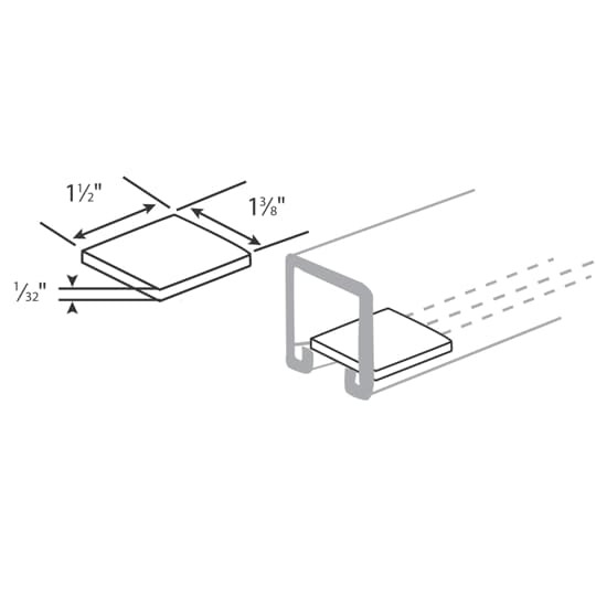 AB868 Superstrut 800 Wire Retainer, For Use With Cables, Fiber