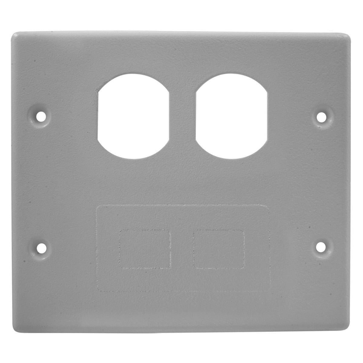 HBL4747BFGY HBL4750 Standard Cover Plate, For Use With HBL4750 Series Metal Raceway, Rolled Steel, Gray