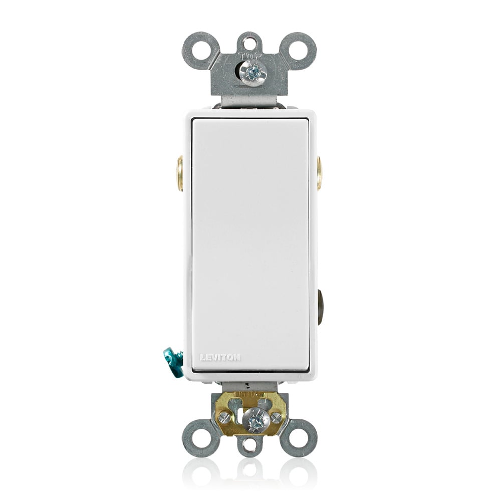 5623-2W Self-Grounding AC Quiet Switch, 120/277 V AC, 20 A, 1 hp, 2 hp Power Rating