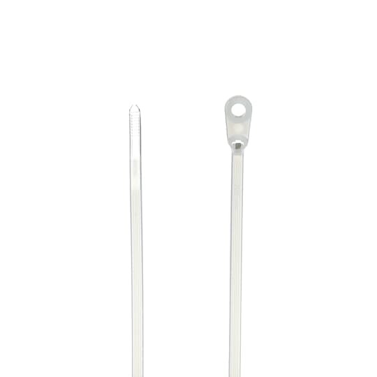 TY34M Ty-Rap Integrated Mounting Hole Cable Tie, 6 in L x 0.14 in W x 0.04 in THK, Nylon/Polyamide 6.6