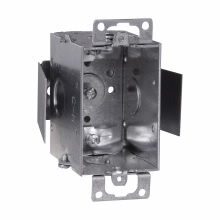 TP161 Thepitt Deep Gangable Welded Switch Box, Steel, 12.5 cu-in Capacity, 1 Knockout, 2 in W x 2-1/2 in D x 3 in H