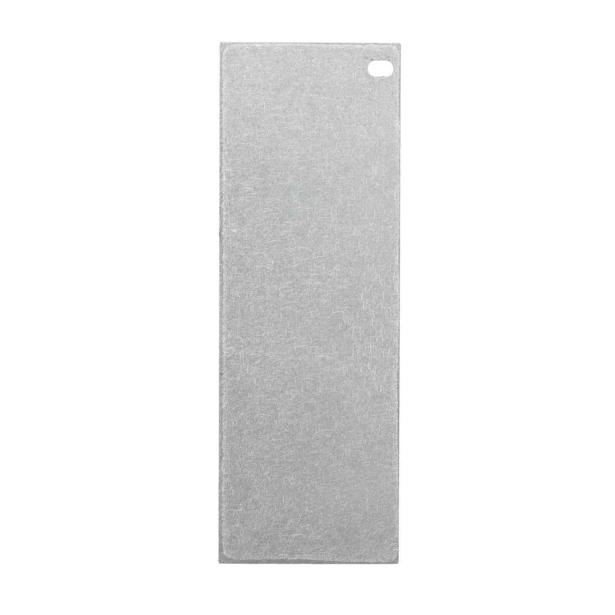FB10MPBNK Blank/Single Stamped Standard Mounting Plate, 1.81 in L x 5.19 in W, 10 Gangs, Galvanized Stamped Steel