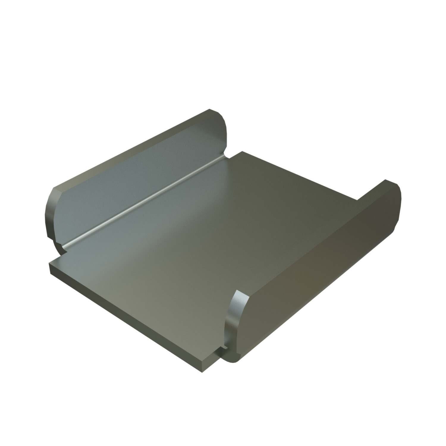 P3280W-EG End Cap, For Use With P3000 Channel, Electro-Galvanized