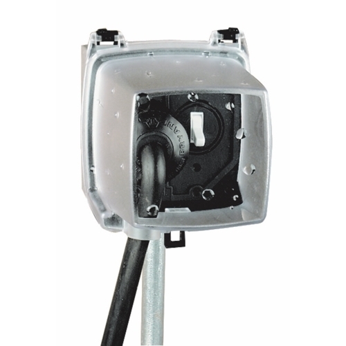 WP1050 Heavy Duty Non-Metallic Weatherproof While-In-Use Cover, 152.4 mm L x 127 mm W x 4-3/4 in D, Receptacle Cover, Polycarbonate