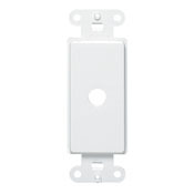 80400-W Decora Combination Wallplate Adapter, For Use With Rotary Dimmers, Plastic, White