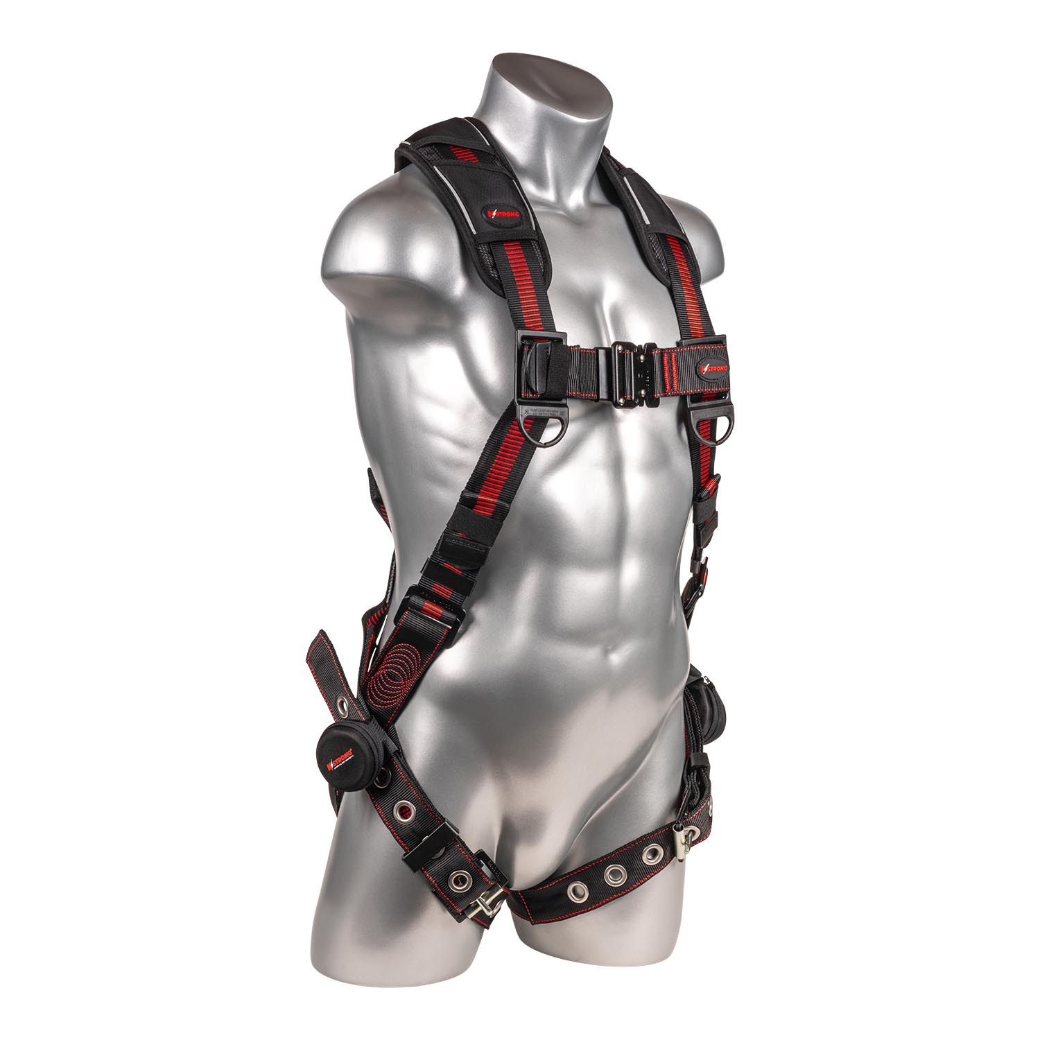 Kapture Elite+ 5-Point FBH, Dorsal D-ring, TB Legs, QC Chest, Back/Shoulder Pad, All Black Fittings - M-L (ANSI)