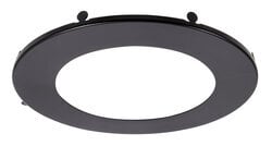LEDMD6TRIMBLK/74997 Trim Ring, For Use With UltraLED MICRODISK 6 in LED Downlight Kit