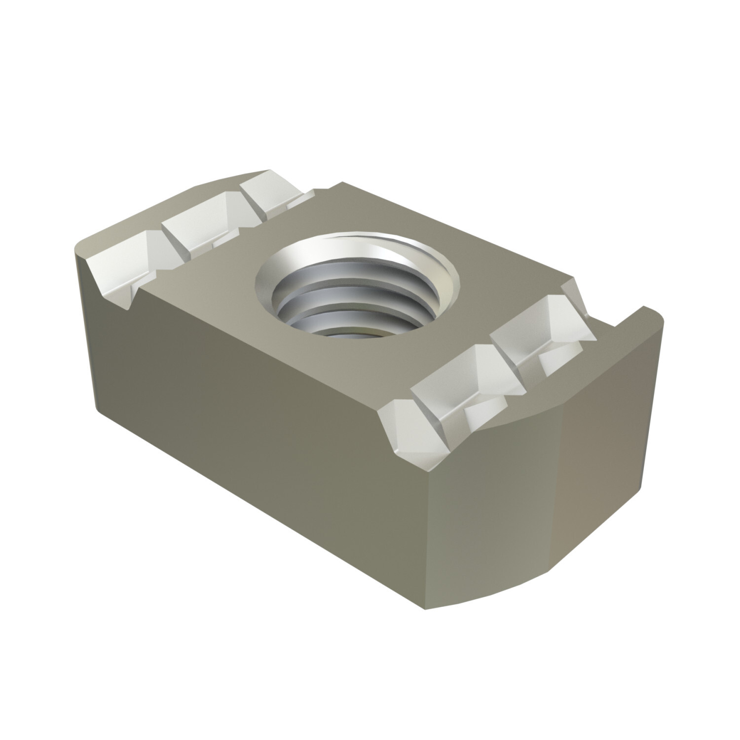 P3008U-SS Channel Nut, 3/8-16 Thread, For Use With All Channel, 316 Stainless Steel