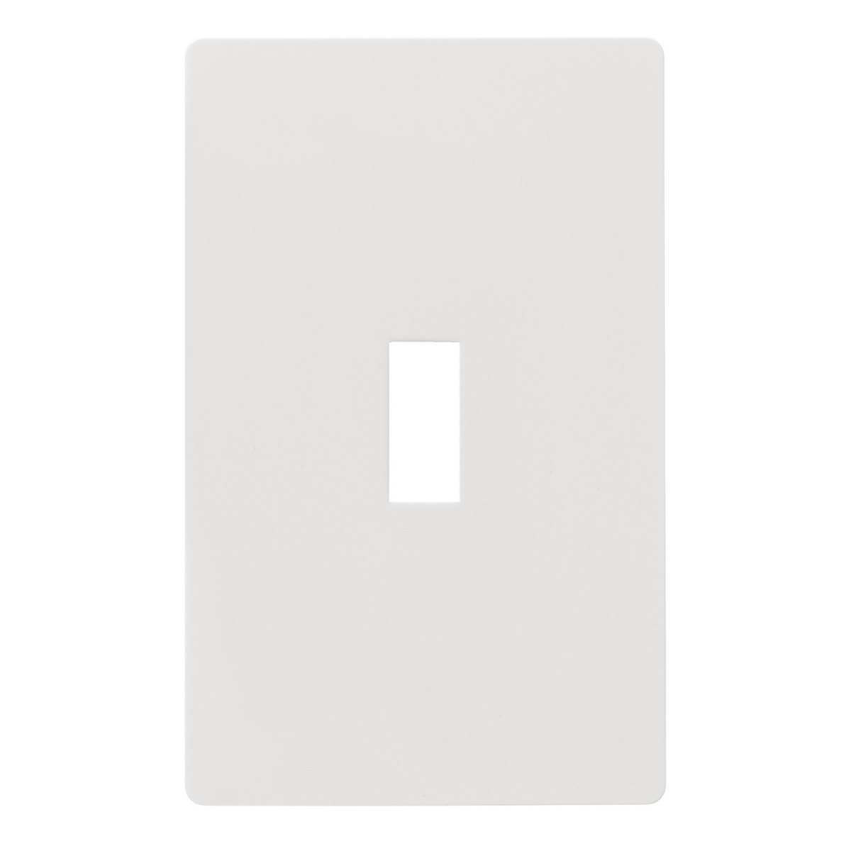 RFW1W Standard Wall Plate, 1 Gangs, 5.9 in W x 3.5 in H, Nylon, White