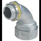 Connector, 90 Degree, Conduit Size 4 Inches, Height 6.56 Inches, Length 4.97 Inches, Die Cast Zinc