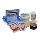 1 - sealed plastic bag with 2-part sealant (part A & B);  1 - putty stick (1 in/4 cm);  2 - Type RP cleaning wipes (cat # RP-1); 1 - sandpaper strip (24 in/61 cm); 2 - mixing sticks; 1 - pair of gloves; 1 - instruction sheet. Stop Costly OutagesPowerPatch quickly makes durable repairs of transformer oil and SF6 gas leaks as an economical and effective means to protect essential electrical grid assets. PowerPatch field repairs reduce costly unplanned outages and risks to the environment.