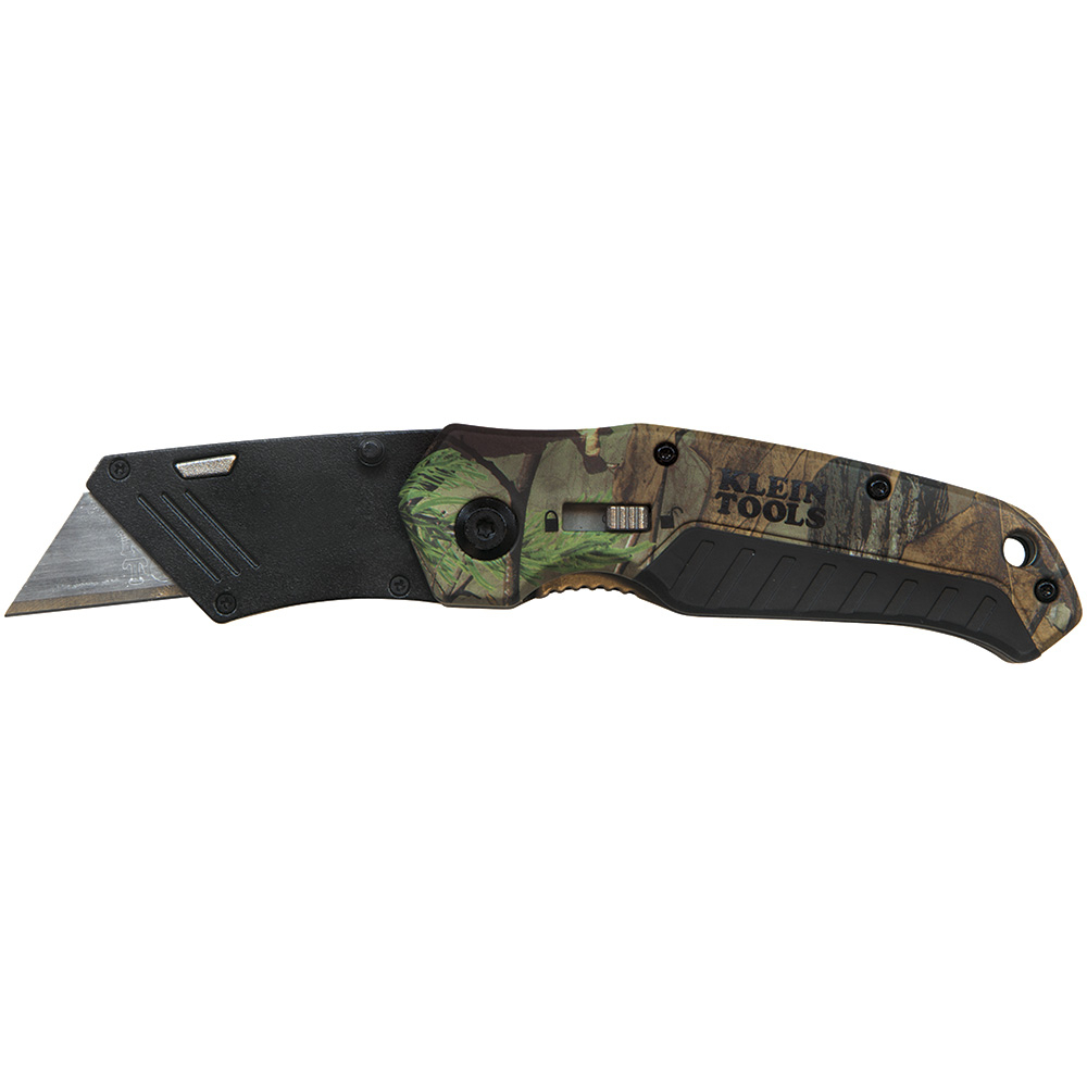 44135 1-Blade Folding Utility Knife, Steel Pushbutton Release Blade, 2 in L Blade, Spring Assist Opening