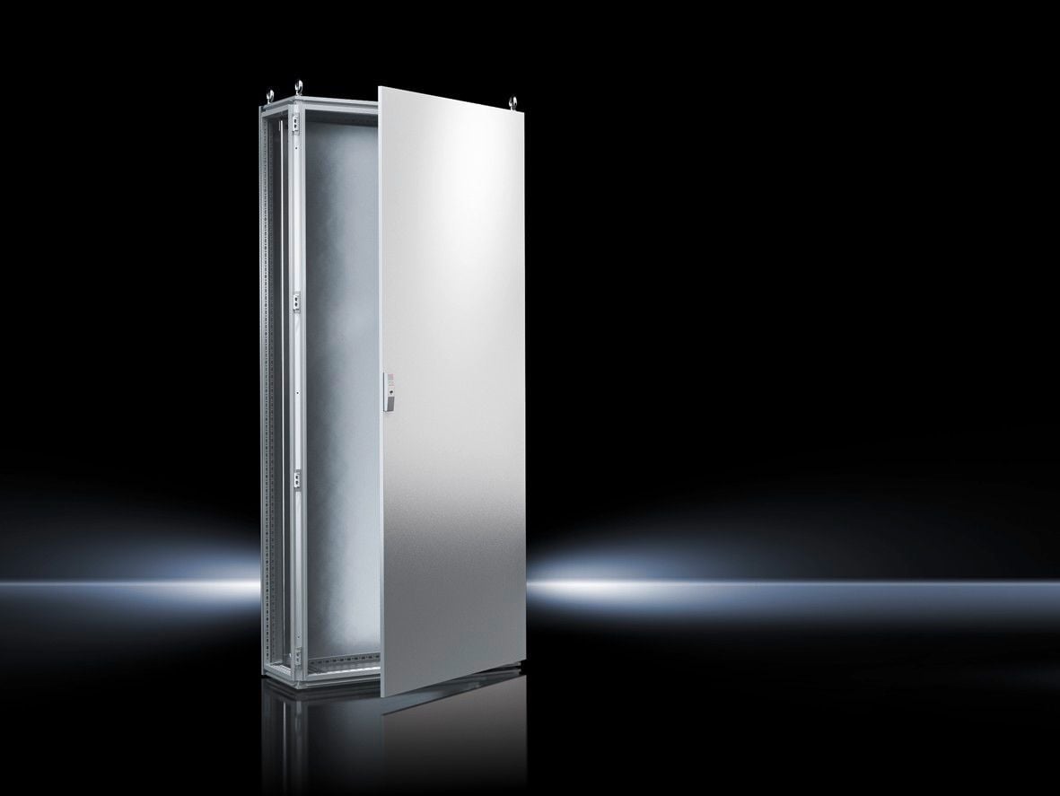 8804500 TS 8 1-Door Baying System Enclosure, 31 in W x 16 in D x 79 in H, NEMA 12/IP55, Carbon Steel
