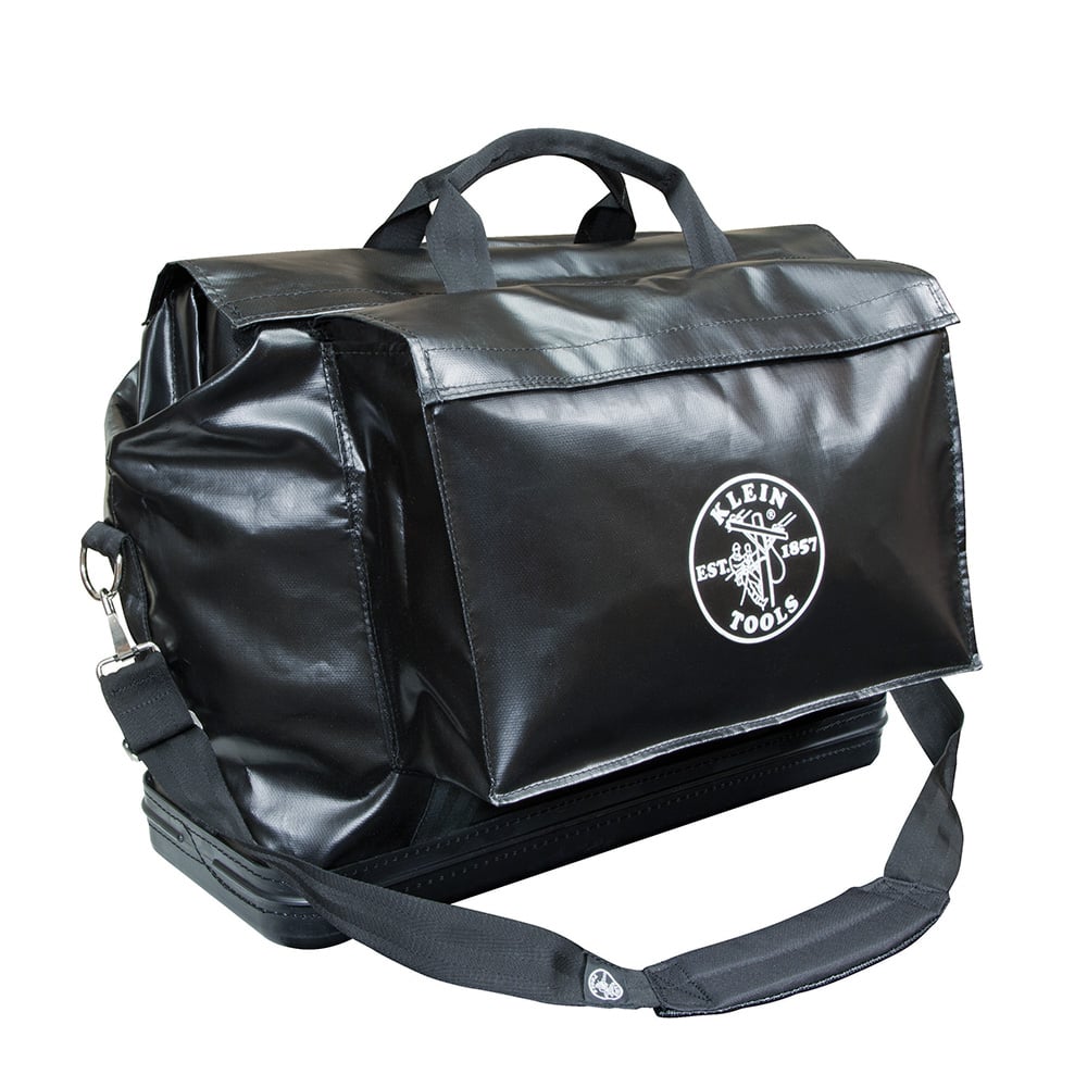5182BLA Large Equipment Bag, Nylon/Vinyl, Black