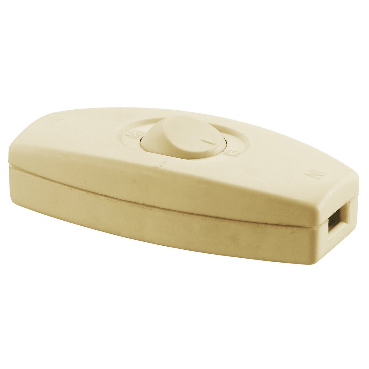 RS101I RS Series Feed-Through Heavy Duty In-Line Cord Switch, 125 VAC, 6 A, 1/2 hp Power Rating, SPDT/SPST Contact