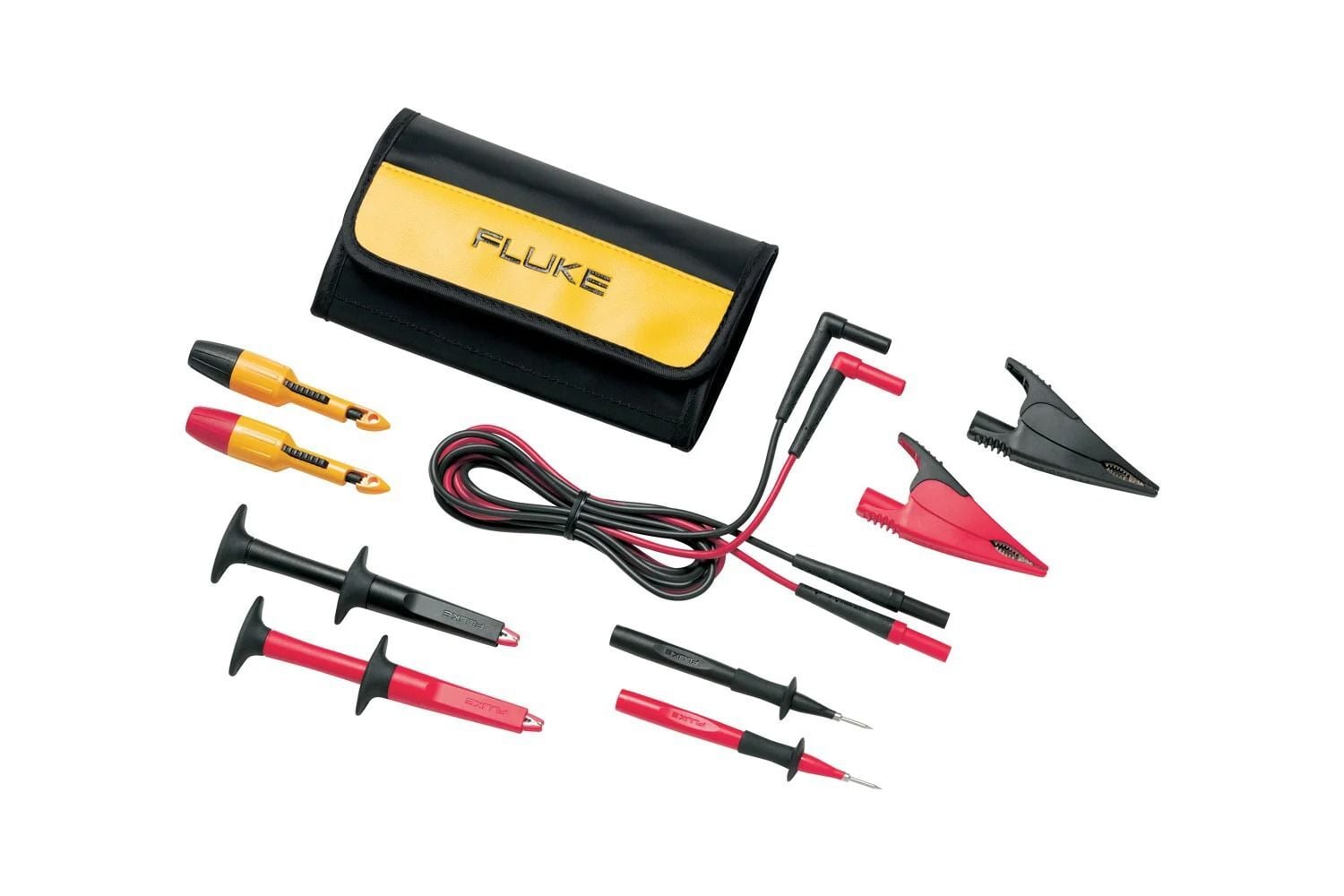 TLK281 SureGrip Automotive Test Lead Kit, 11 Pieces, For Use With Any Multimeter, Clamp Meter or Test Instrument that Accepts a Standard Shrouded Banana Plug