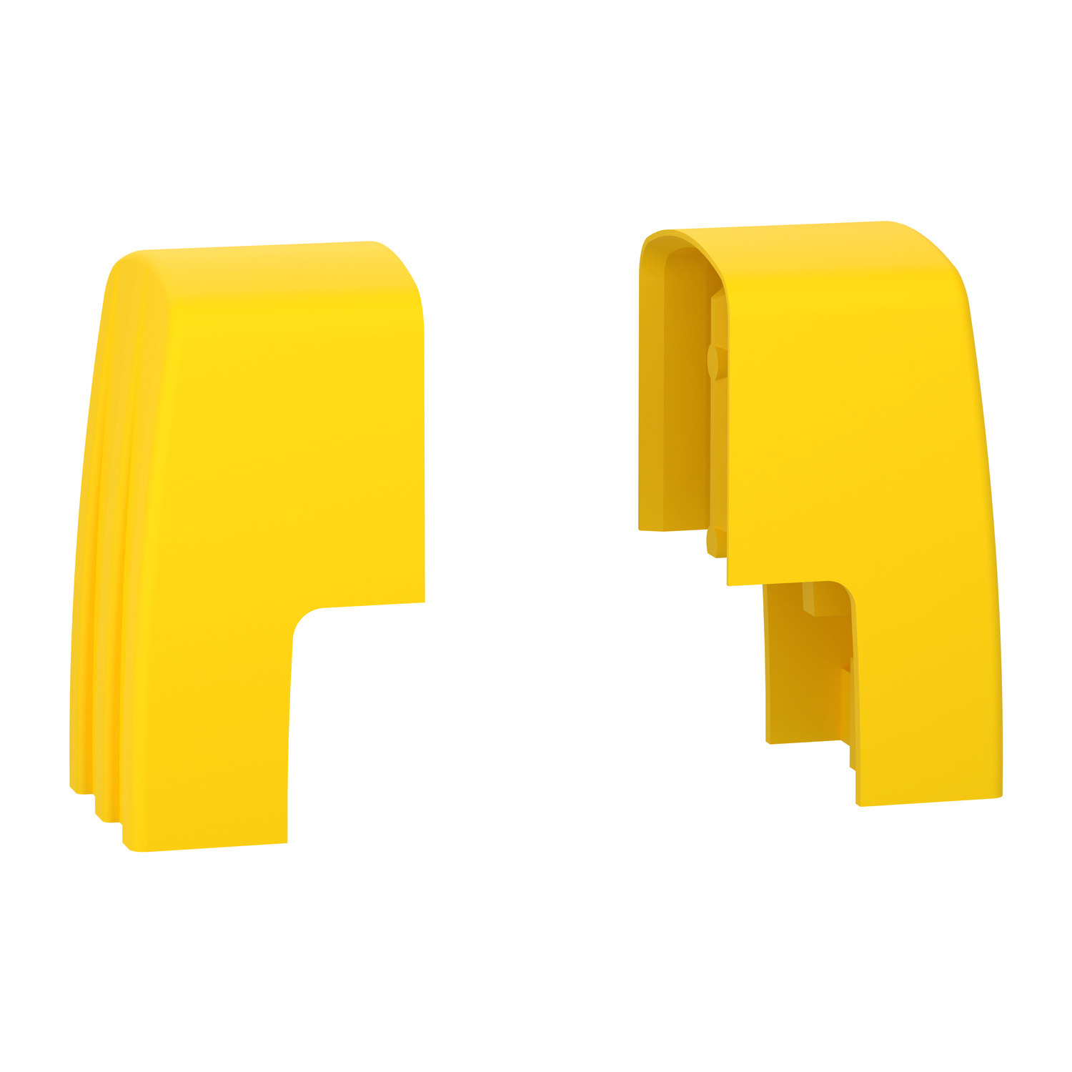 A9XPE210 Acti 9 End Side Cover, For Use With Acti 9, Multi 9 C60CTRL, C60L, C60N, C60H Combination Busbar, 2-Pole, Yellow