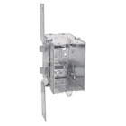 Gangable Switch Box, 18 Cubic Inches, 3 Inches Long x 2 Inches Wide x 3-1/2 Inches Deep, 1/2 Inch Knockouts, Pre-Galvanized Steel, Armored Cable Clamps (C-3) and CV Bracket Recessed 1/2 Inch, For use with Armored/Metal Clad Cable