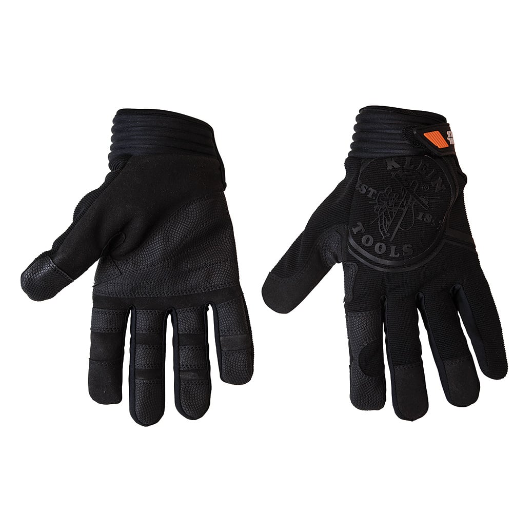 40234 Journeyman Unisex Gloves, XL, Fabric, Black