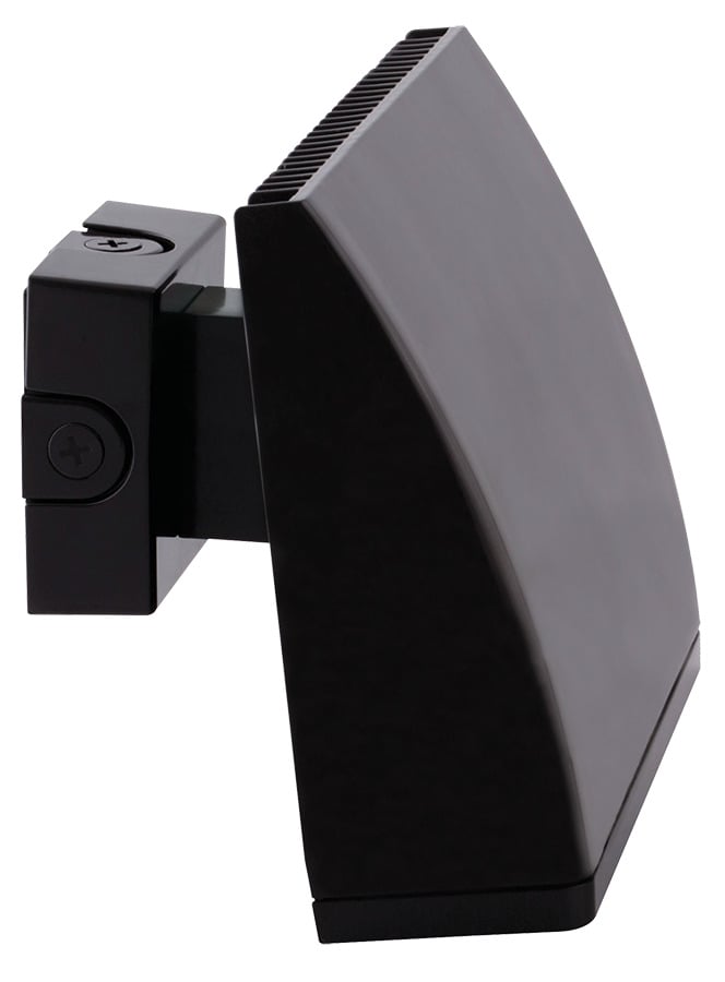 WPLEDC80Y/PCS 7.5 deg Cutoff Wallpack With 120 VAC Swivel Photocell, (2) LED Lamp, 83 W Fixture, 120 VAC, Bronze Housing