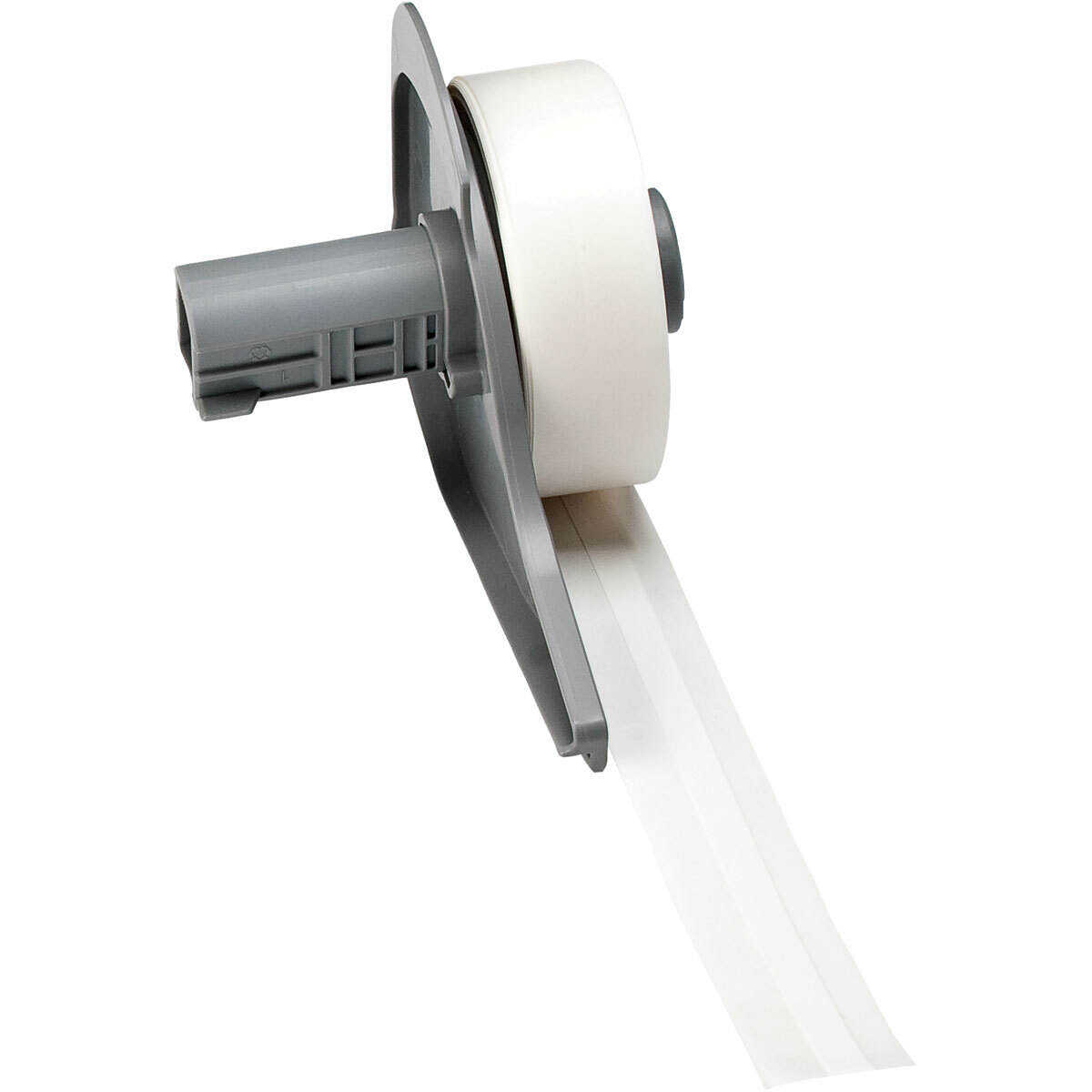 M7C-250-595-WT All Weather Permanent Adhesive Label Tape, 50 ft L x 0.25 in W, White, Vinyl