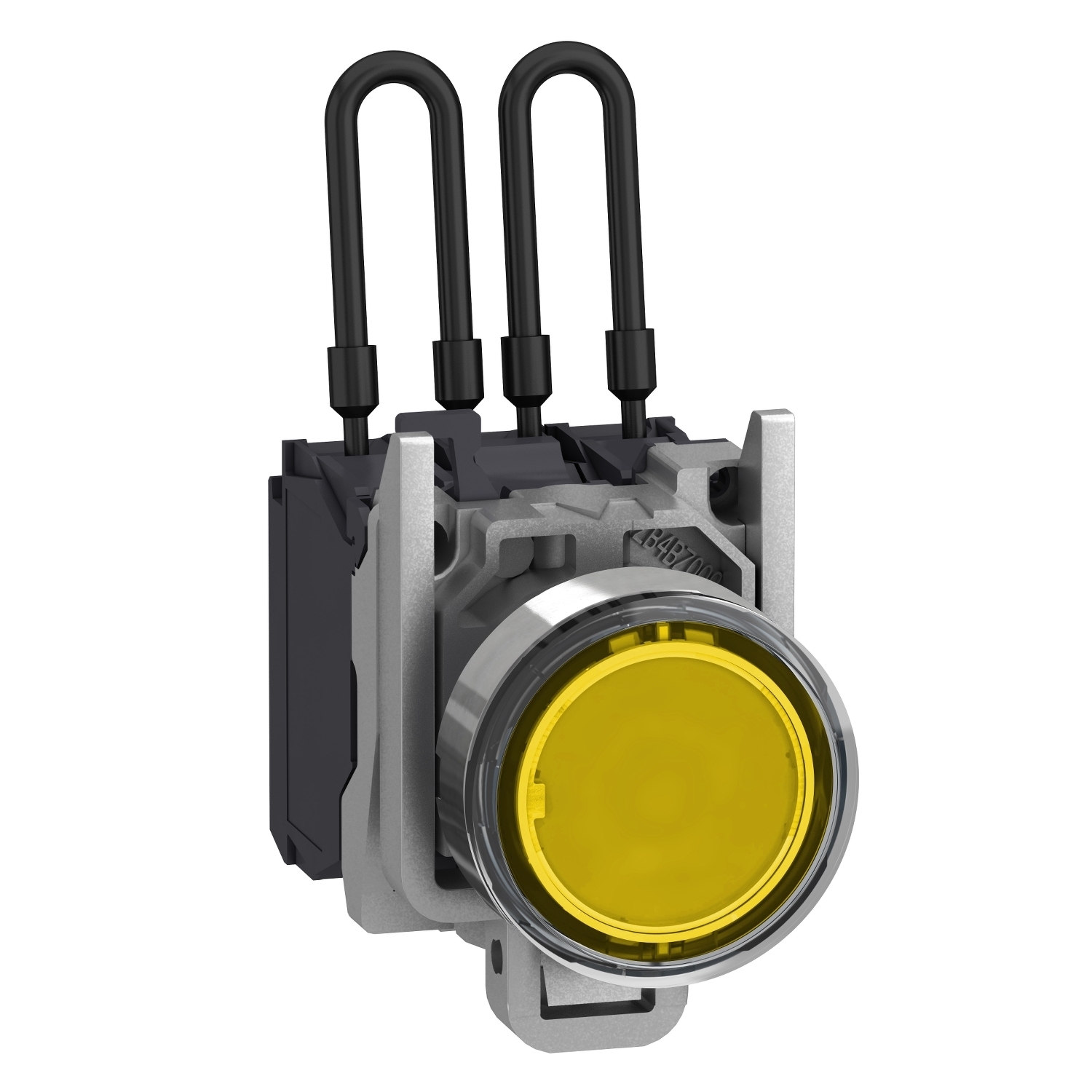 XB4BW28G5 XB4 Series Push-To-Test Pilot Light, 110 to 120 V AC, 14 mA