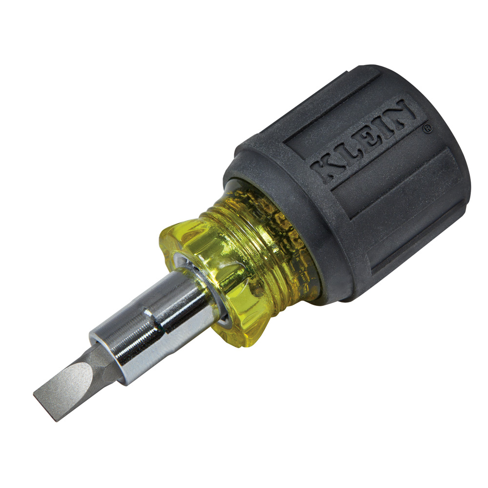 32561 6-in-1 Multi-Bit Screwdriver, 4 Pieces, Cushion Grip Handle, Steel