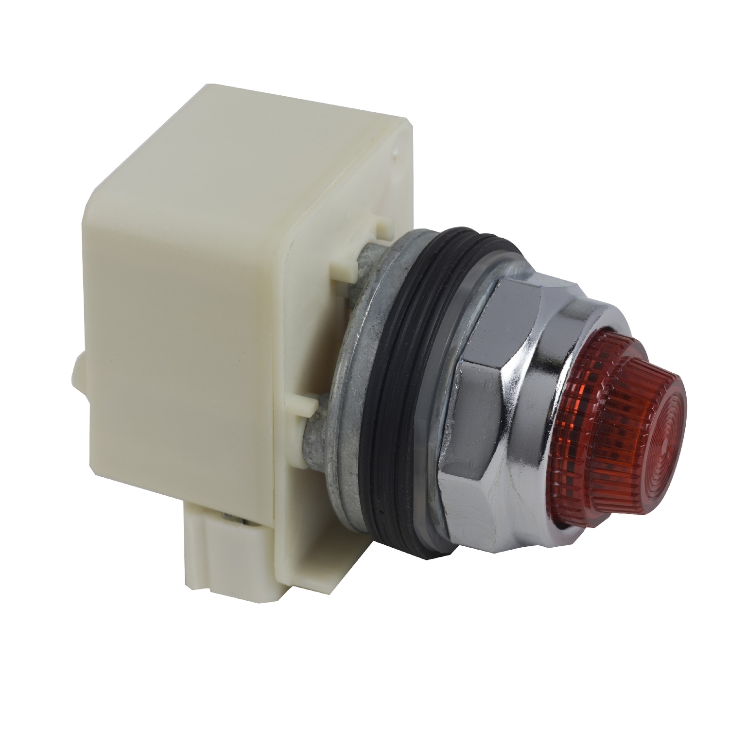 9001KP7LRR31 Harmony Type K Standard Heavy Duty Pilot Light, 220/240 V AC, Fresnel Lens, Panel Mount