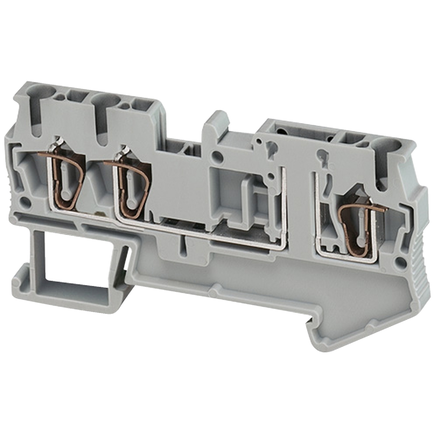 NSYTRR23TB Linergy 3-Point Basic Disconnect Terminal Block, 400 V, 20 A, Clip-Fit Mount