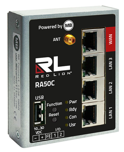 RA50CR0W00R000D0 RA50C Compact Remote Access Router, LAN/WAN Interface, RJ45 Port