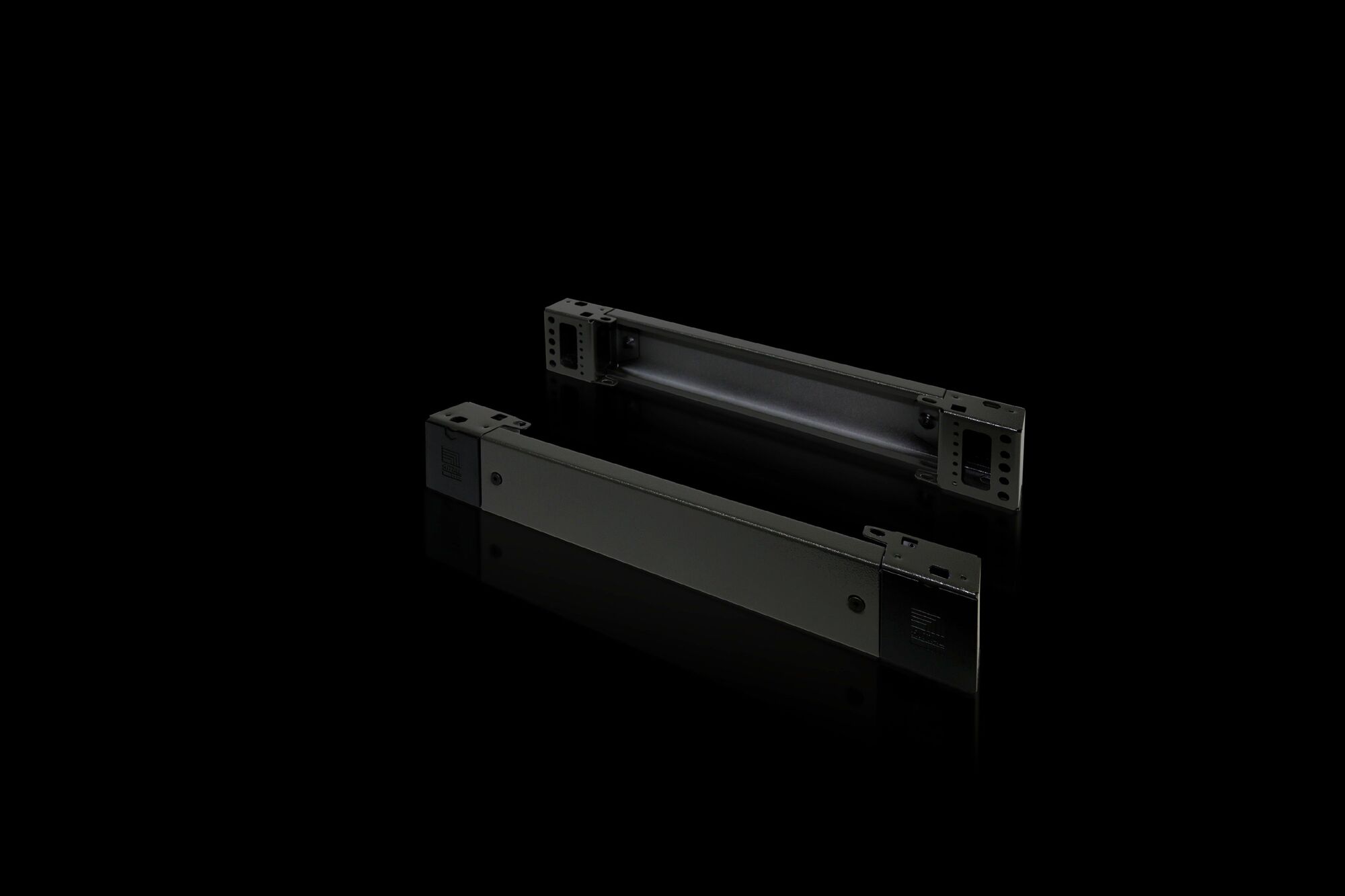 8601600 Rear Base/Plinth Component, 3.9 in H, For Use With TS, SE, CM, TP, PC, IW, TS IT Series 24 in D Enclosure, Carbon Steel, Umbra Gray