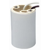 8746 1-Piece Keyless Lampholder, 1500 W, 600 V AC, E39 Lamp