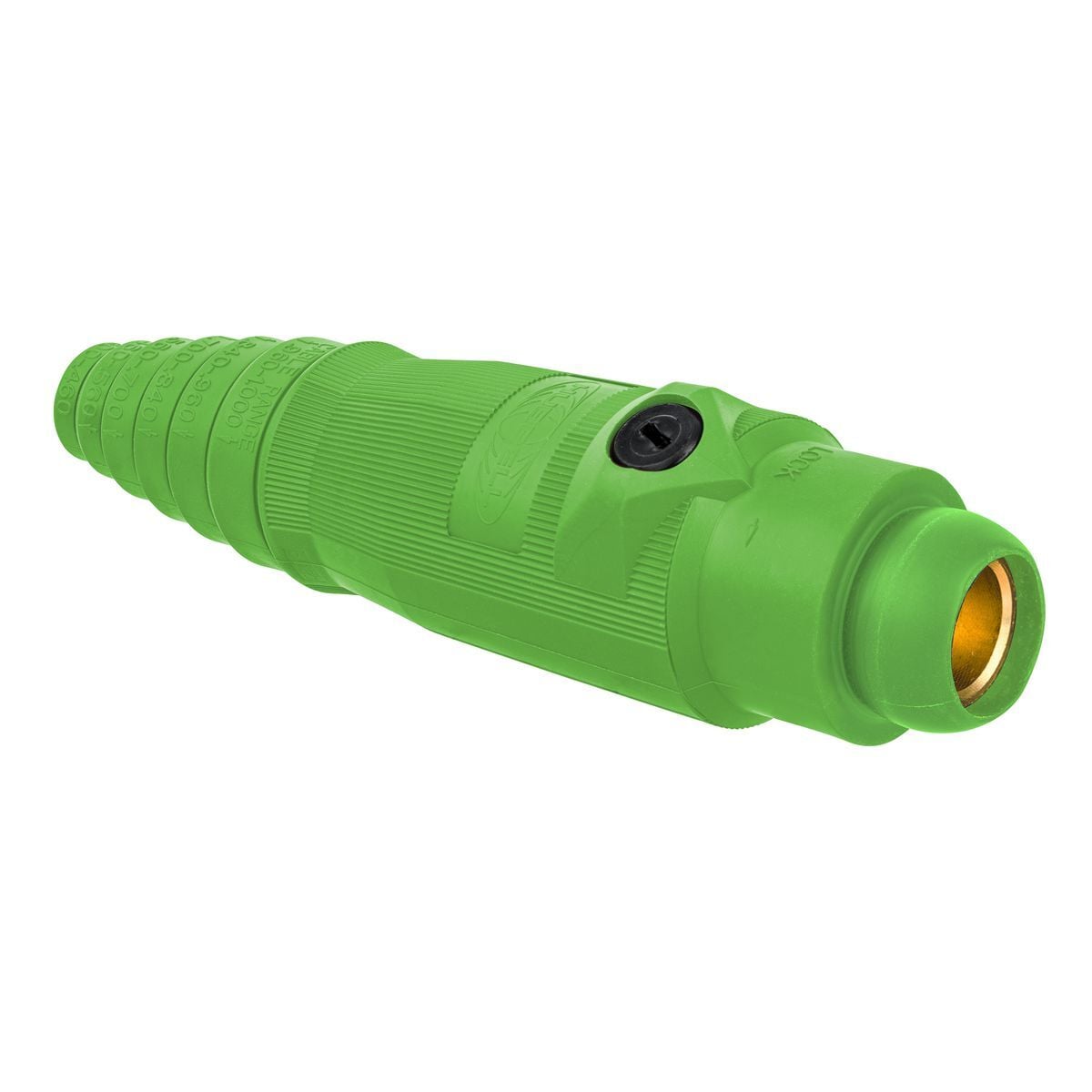 HBL18400FGN 18 Series Female Standard In-Line Plug With SC/PPC Cord, 600 VAC/250 VDC, 400 A, 4 to 4/0 AWG Cu Wire, Screw Terminal Connection