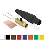 16D32-UR 16 Series 1-Pole Cam Type Taper Nose While-in-Use Detachable Female Plug, 600 V AC, 400 A, 2/0 to 4/0 AWG Wire, Single Setscrew Connection, NEMA 3R NEMA Rating