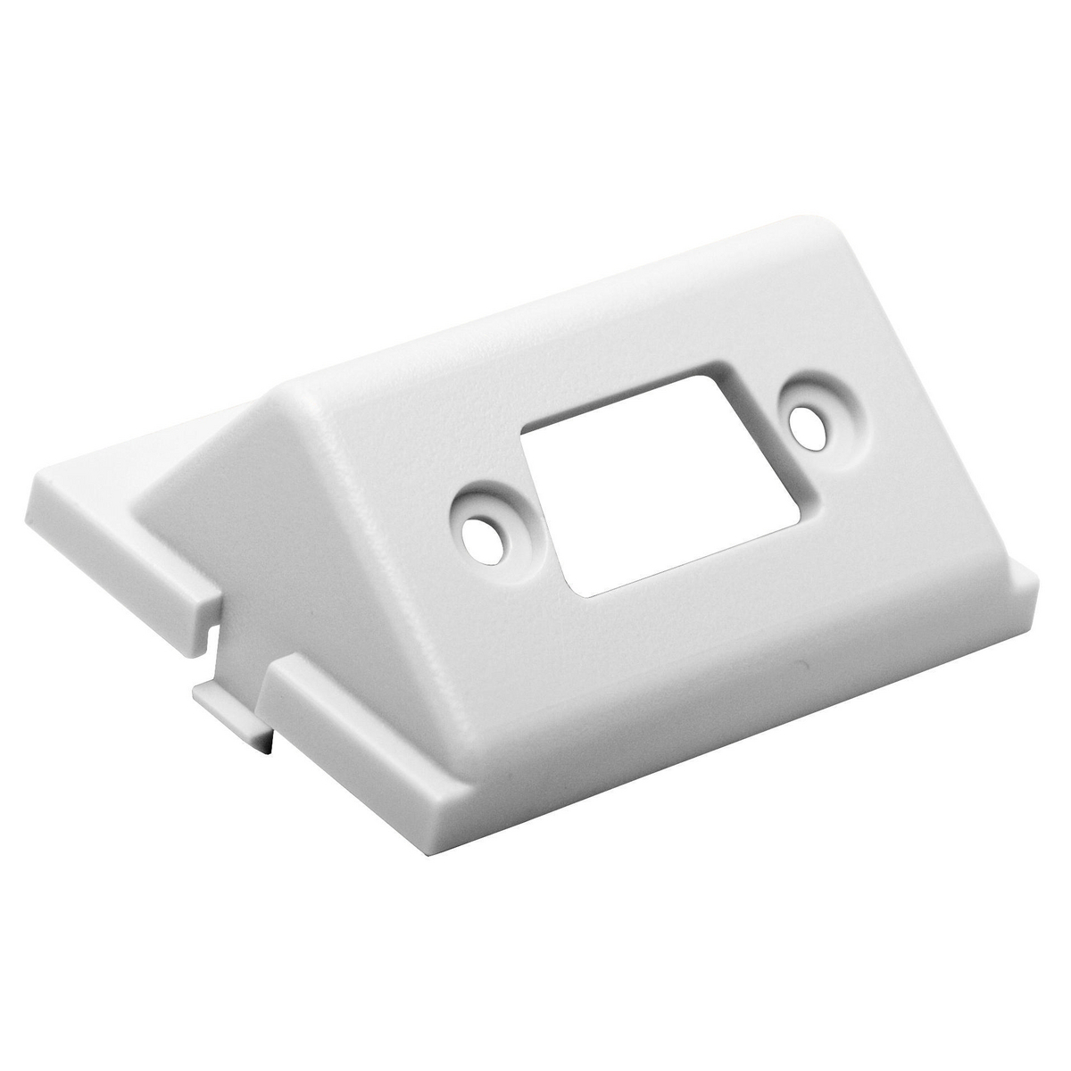IMBDSA15W 1.5-Unit Angled Standard Unloaded A/V Module, Snap-Fit Mount, White