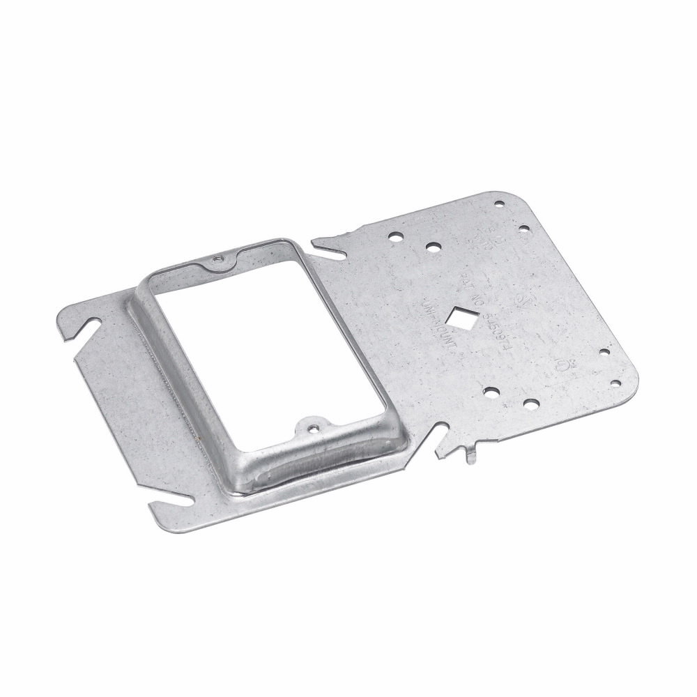 BB40-12 Uni-Mount 1-Gang Box Support Bracket, Fastened Mount, Steel, Pre-Galvanized