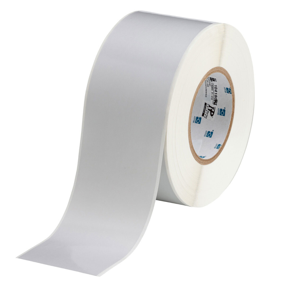 THT-21-413 MetaLabel Blank Printer Label, 300 ft L x 3 in W, Blank Legend, Light Gray, B-413 Polyester