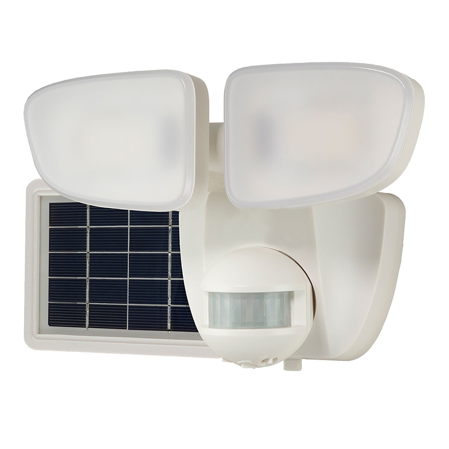 SLFS2AM2W Halo SFLS Twin Head Floodlight, (2) Lamps LED Lamp, Polycarbonate Housing