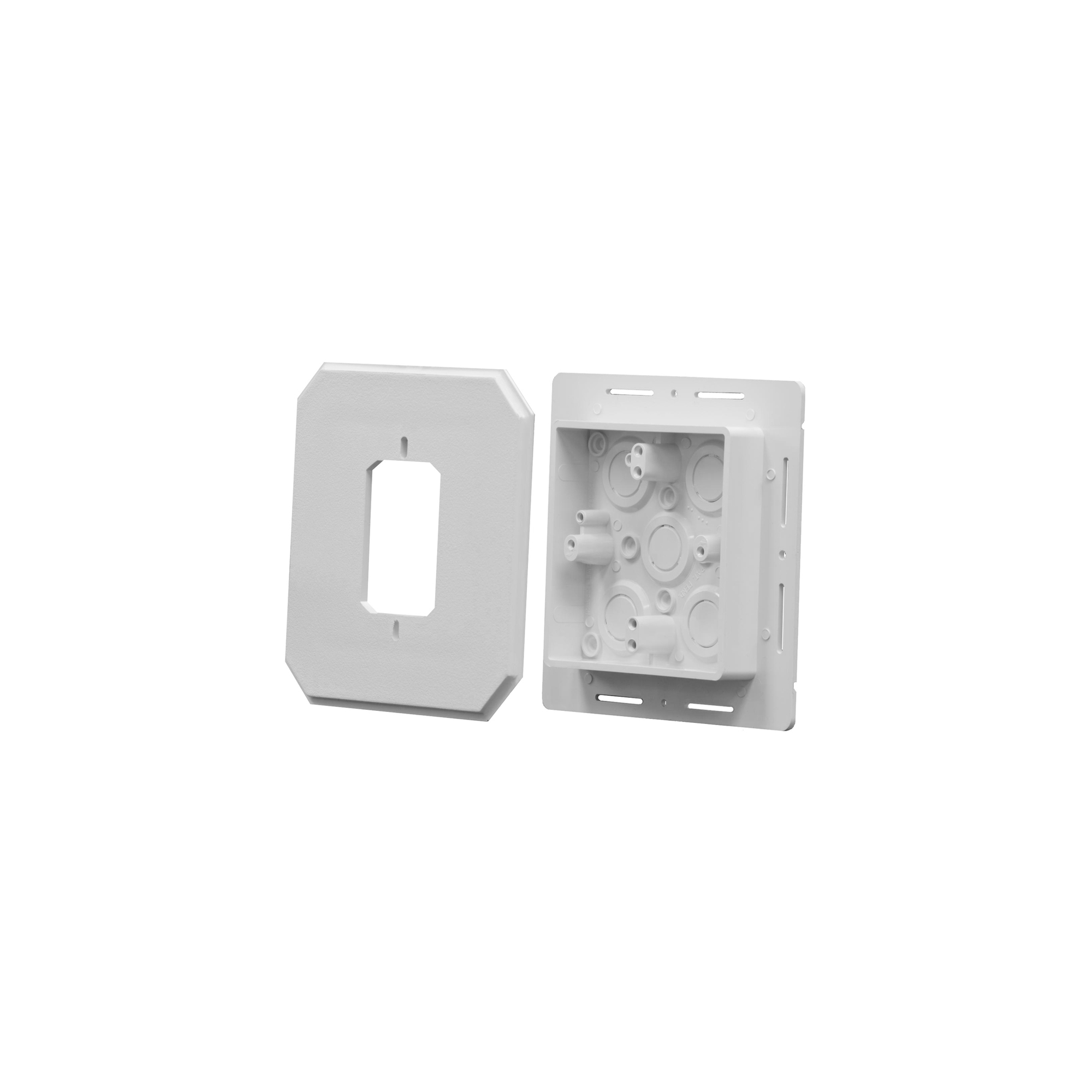 Weatherproof Siding Box Kit with Flange; Vertical Mount